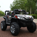 4*4 12V Battery Remote Controlled Electric Ride on Car Four-wheel Drive Off-road Atv Graffiti - Image 3