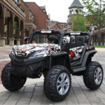 4*4 12V Battery Remote Controlled Electric Ride on Car Four-wheel Drive Off-road Atv Graffiti