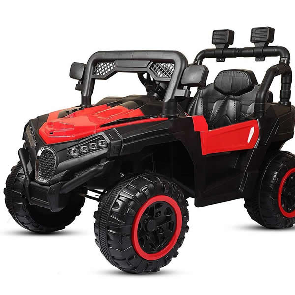 Kids 12V Battery Operated Electric Ride on Jeep With Remote Control Red - Image 6