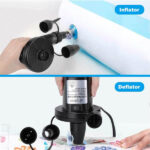 Electric Dual Function 3-Head Inflator Pump Vehicle Cigarette Lighter Pump - Image 4