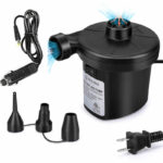 Electric Dual Function 3-Head Inflator Pump Vehicle Cigarette Lighter Pump