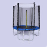 10ft Trampoline With Ladder & with Safety Enclosure Net, Outdoor Trampoline with Heavy Duty Jumping Mat and Spring Cover Padding for Kids & Adults - Image 2