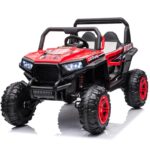 Eva Rubber Wheels 4x4 Big Jeep Off-Road Ride on SUV Kids Electric 12v Red - Image 2
