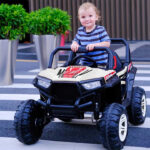 4x4 Big Jeep Off-Road Ride on SUV Kids Electric 12v with Remote Control White - Image 2