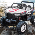 4x4 Big Jeep Off-Road Ride on SUV Kids Electric 12v with Remote Control White - Image 3