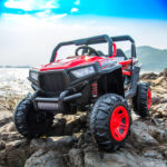 Eva Rubber Wheels 4x4 Big Jeep Off-Road Ride on SUV Kids Electric 12v Red - Image 4