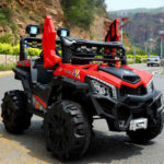 Eva Rubber Wheels New Design Kids Ride On Car With 2.4G Remote Control Red - Image 4