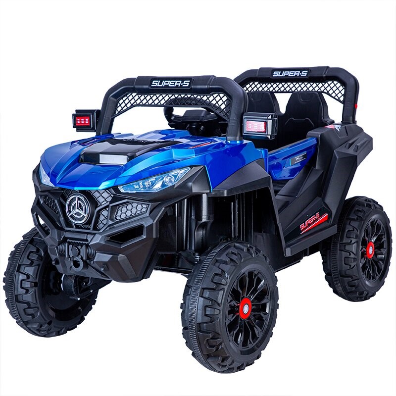 2 Seater Electric Ride on Jeep for Kids Blue
